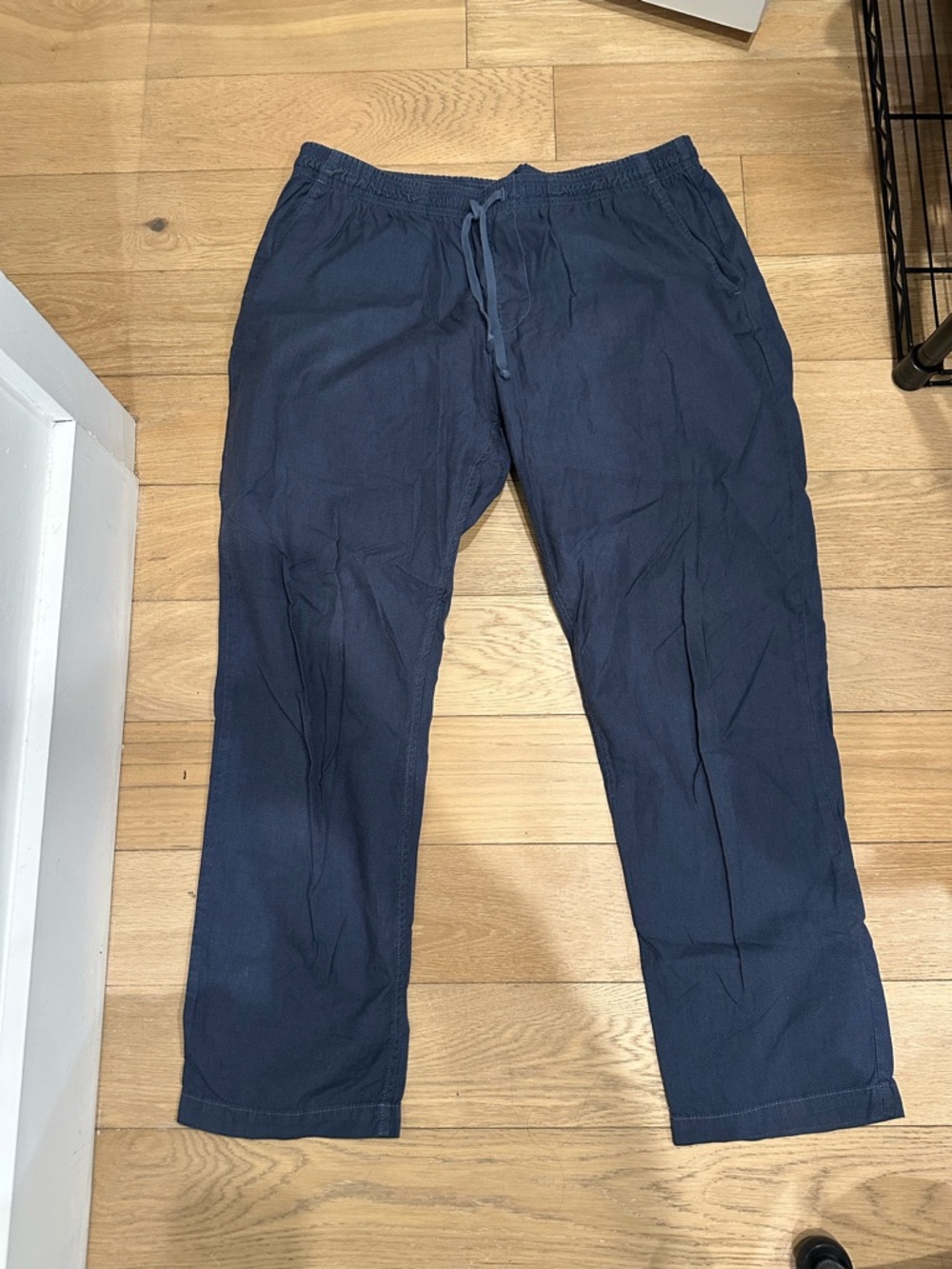 Save Khaki United SKU Pants Mens Size XL Drawstring Elastic Waist Blue